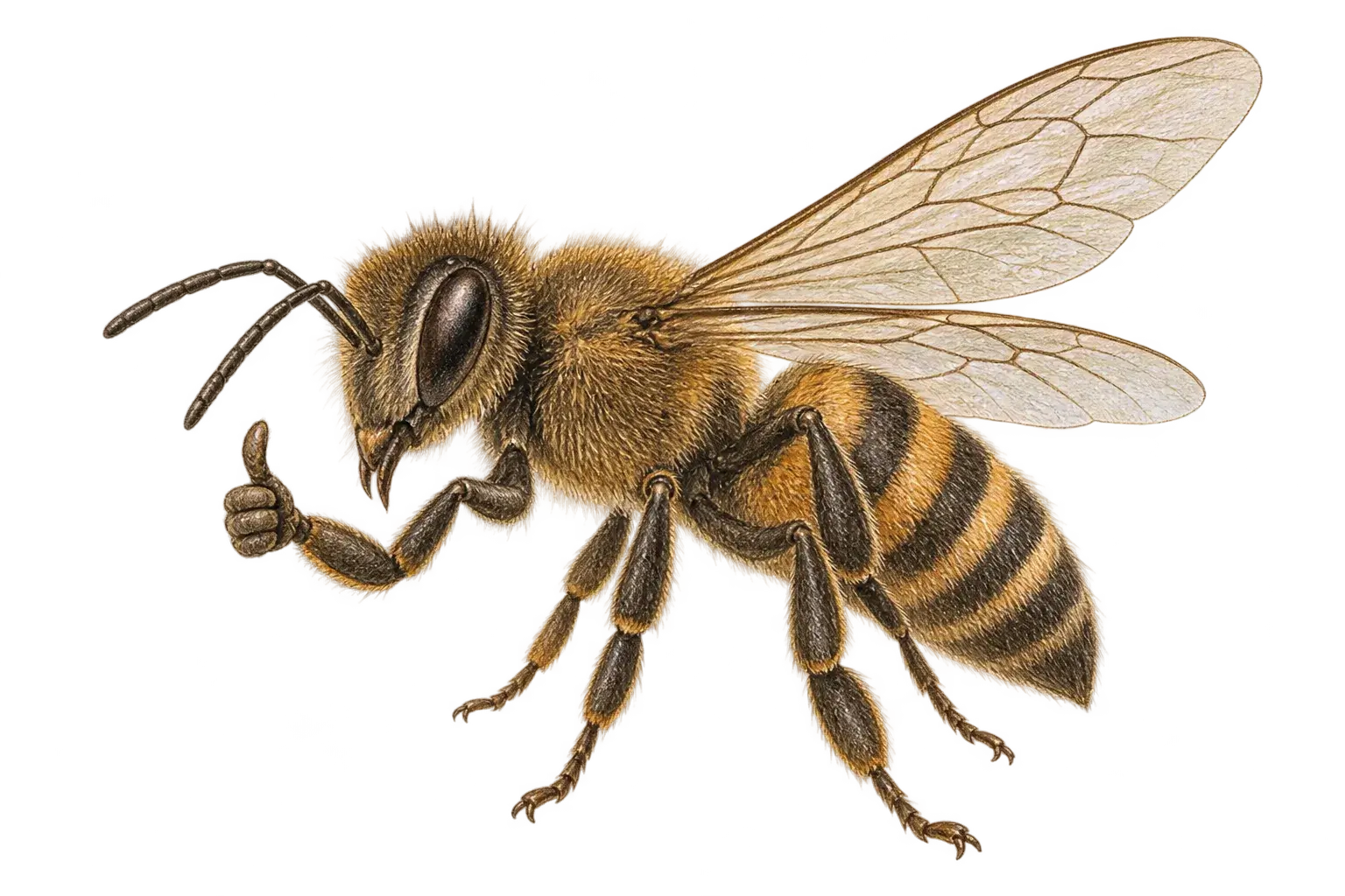 Biene, Illustration