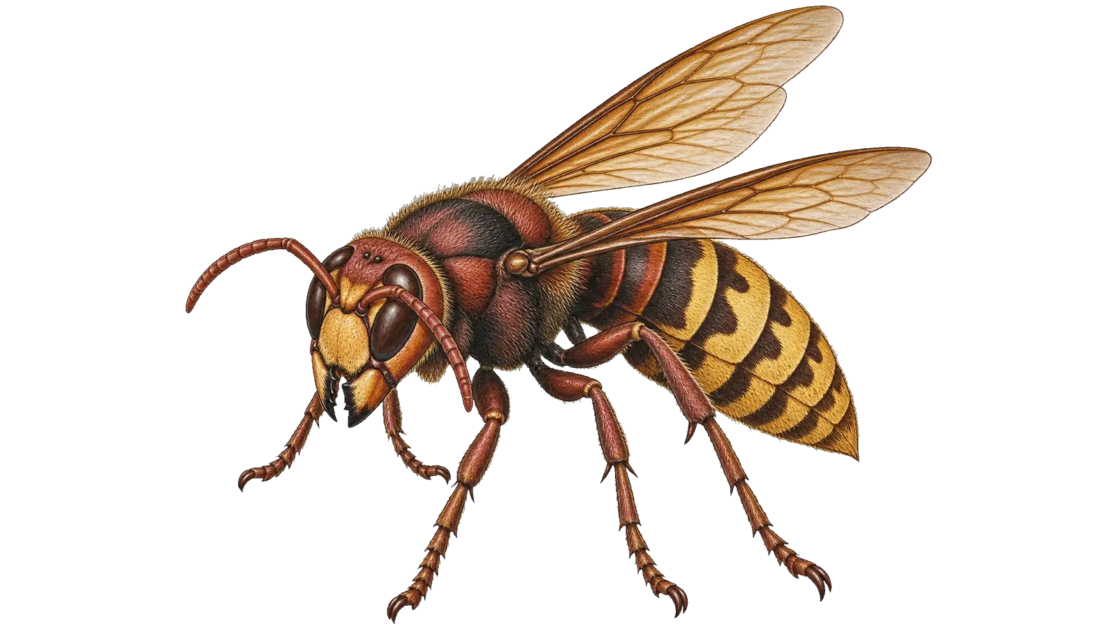 Hornisse, Illustration