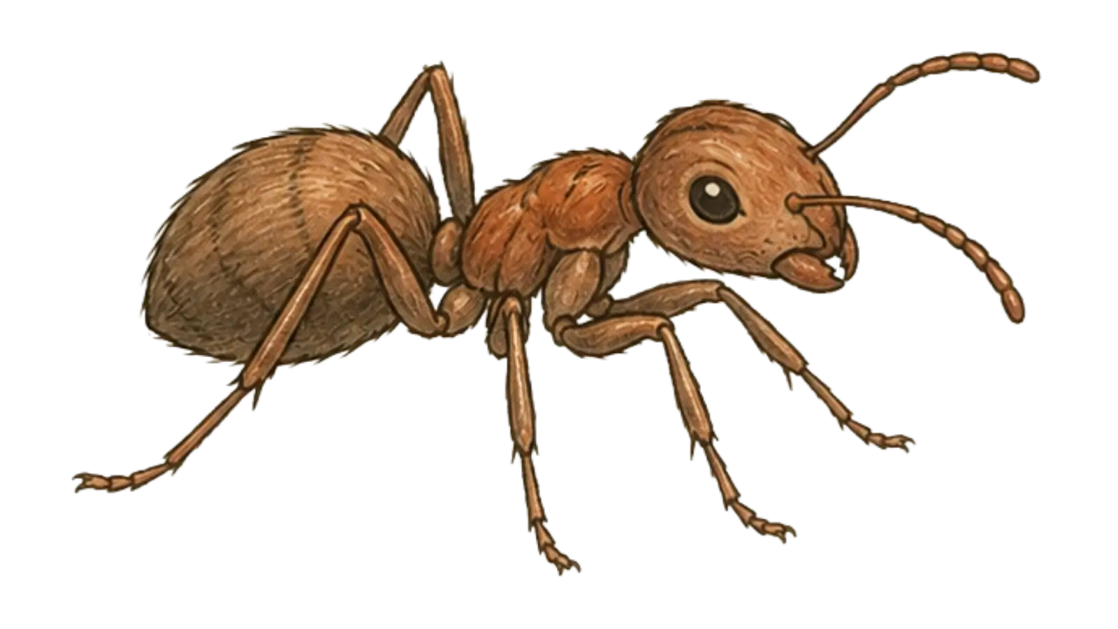 Ameise, Illustration für die Schädlingstafel