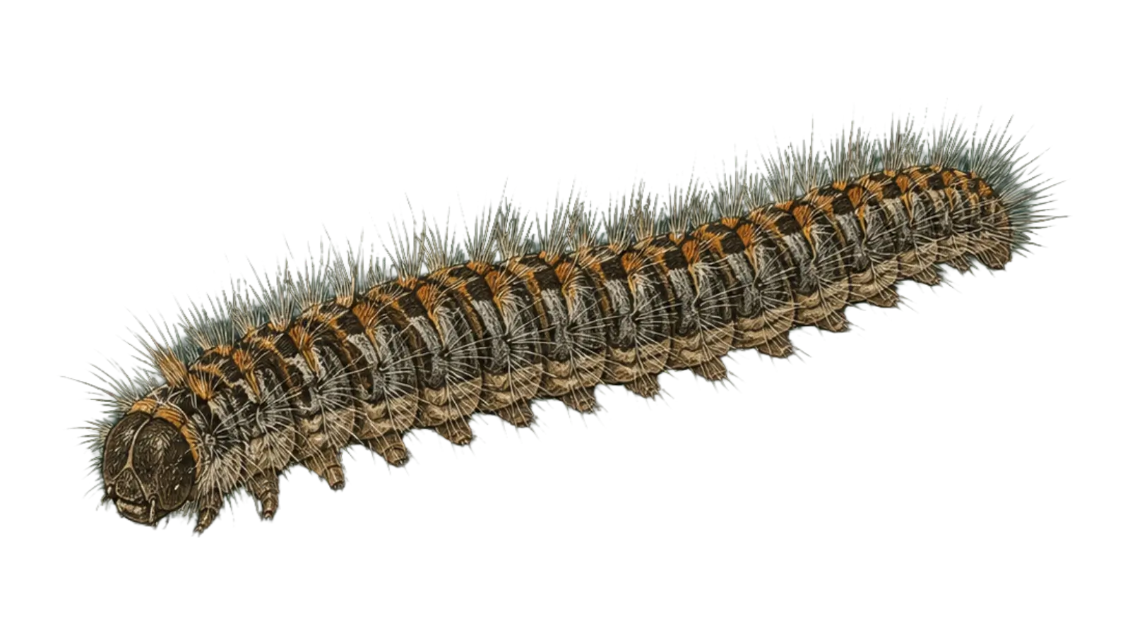 Eichenprozessionsspinner, Illustration für die Schädlingstafel